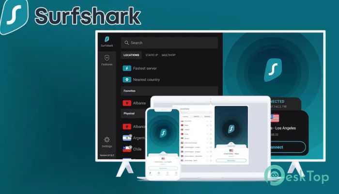 SurfShark VPN  完全アクティベート版を無料でダウンロード
