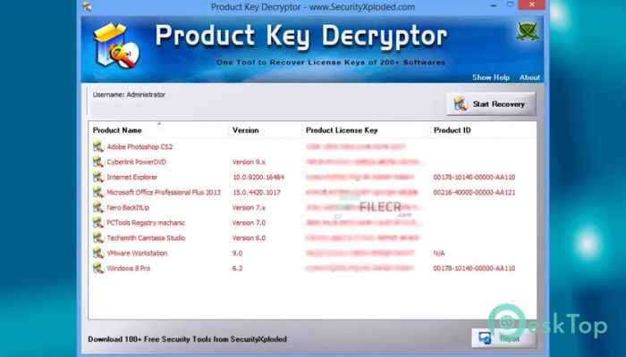 Download Product Key Decryptor 10.0 Free Full Activated