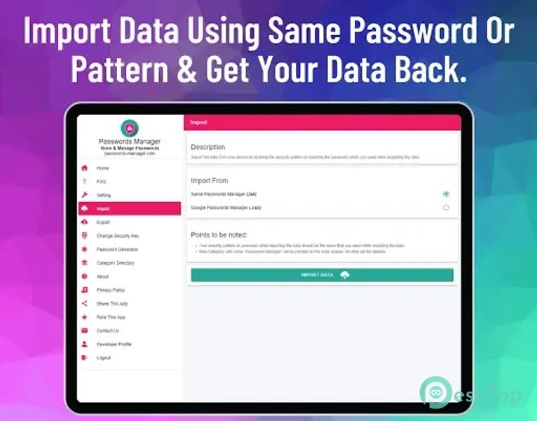 Passwords Manager Pro 4.6.8 APK MOD Tam Ücretsiz İndir