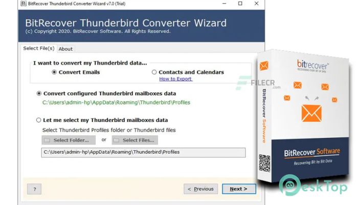 Download BitRecover Thunderbird Converter Wizard  7.2 Free Full Activated