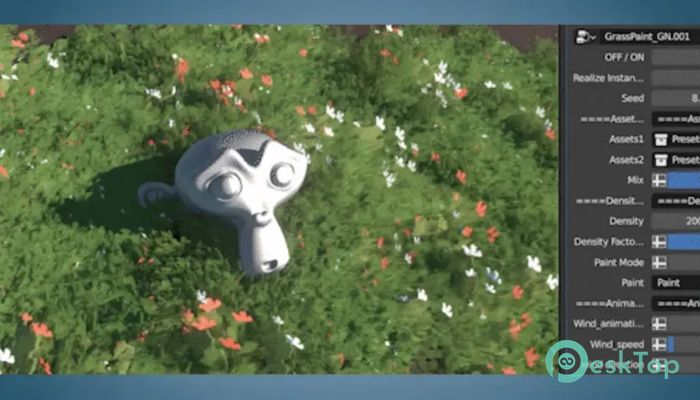 Superhive Market - Stylized Animated Grass - Grass Paint