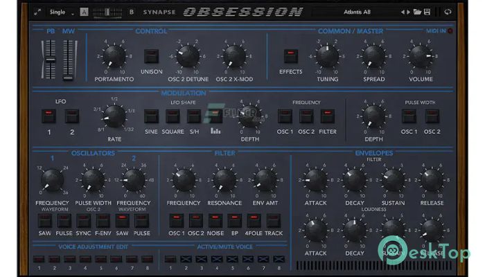 下载 Synapse Audio Obsession 1.2.0 免费完整激活版