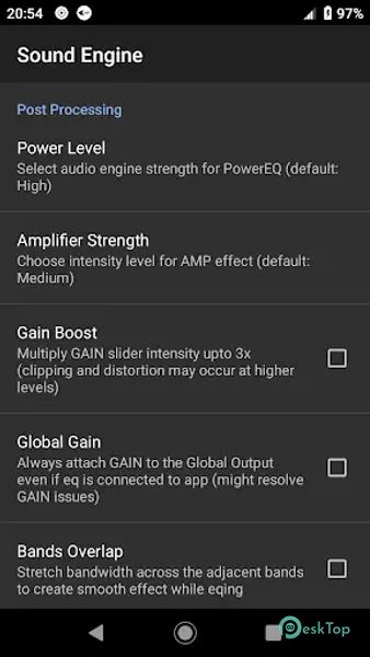 Power Audio Equalizer FX 1.1.4 Build 31 APK MOD Tam Ücretsiz İndir