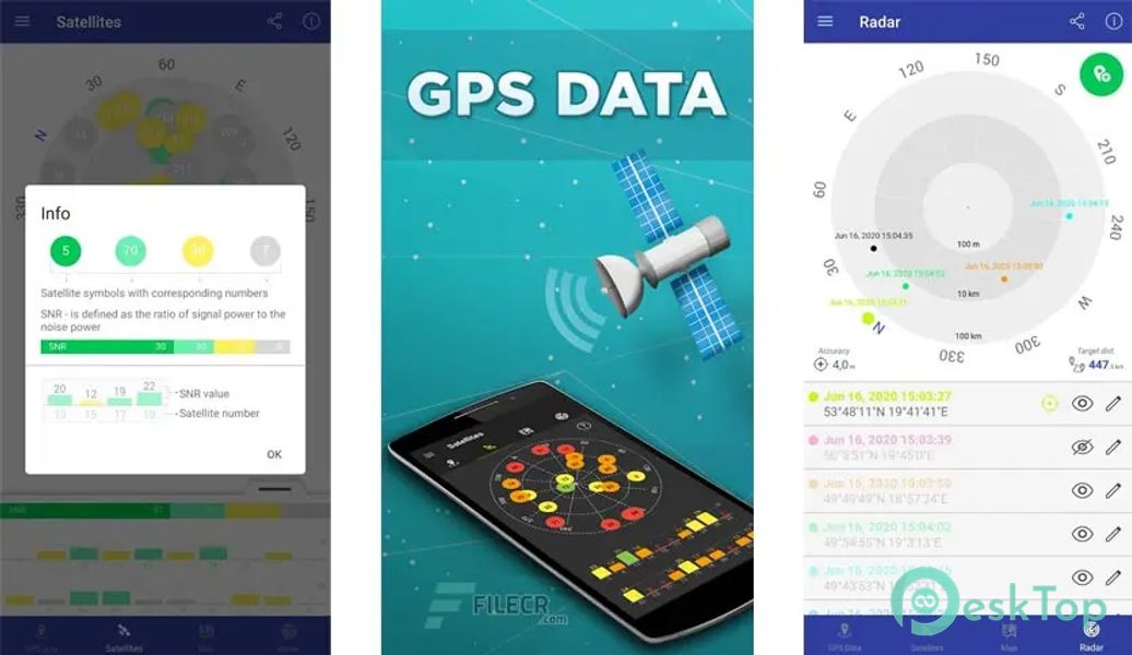 GPS Data 2.7.06 APK MOD Полная бесплатная загрузка