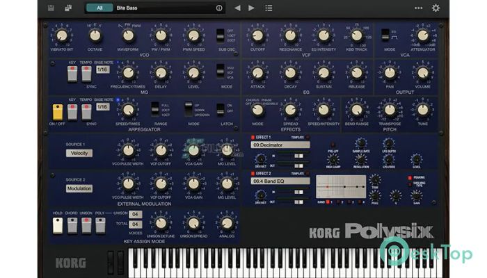 Download KORG Polysix  2.4.3 Free Full Activated