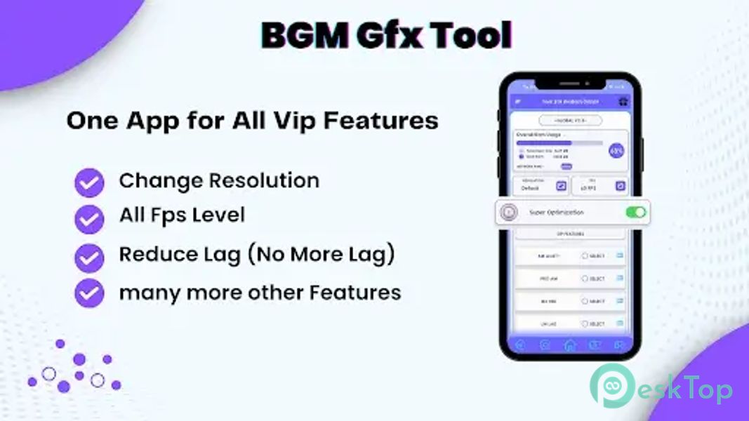 BGM GFX TOOL - VIP FEATURES 3.85 APK MOD Tam Ücretsiz İndir