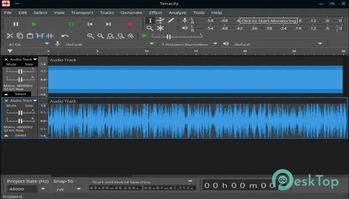 Tenacity Audio Editor/Recorder 1.3.3 Tam Sürüm Aktif Edilmiş Ücretsiz İndir