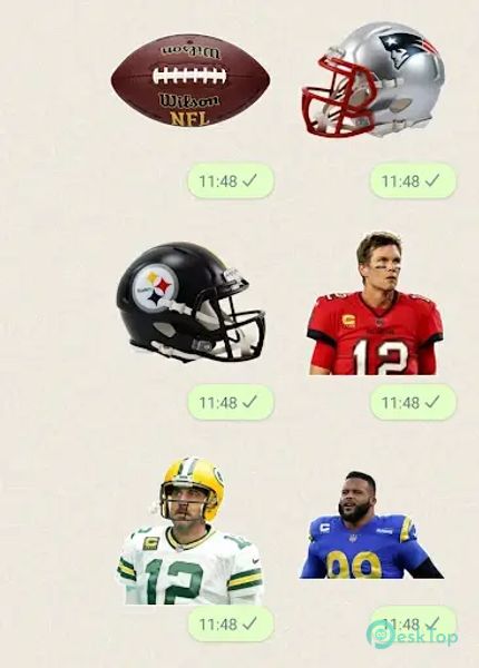 American Football Stickers 1.5 APK MOD Tam Ücretsiz İndir