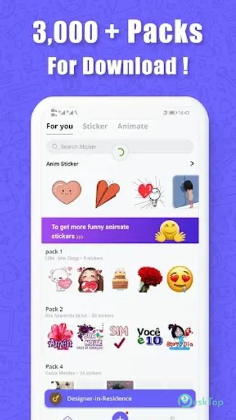 Anim live sticker - WAStickerApp