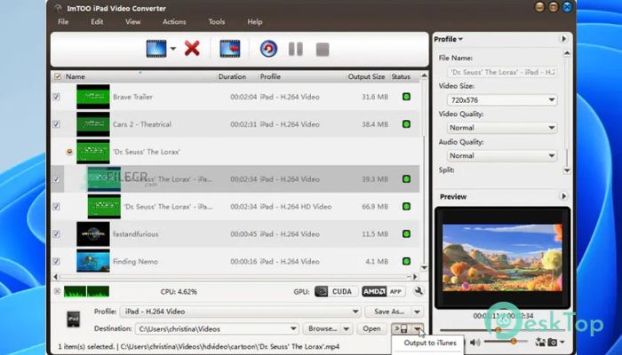 Download ImTOO iPad Video Converter  7.8.26 Free Full Activated