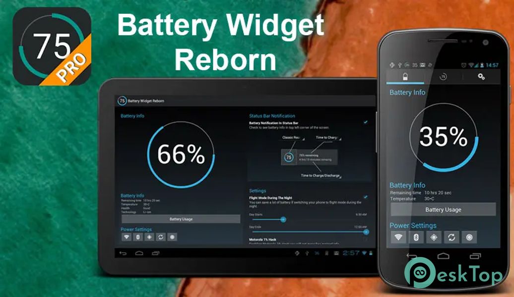 Battery Widget Reborn 2024 v4.8.6 APK MOD フル無料ダウンロード