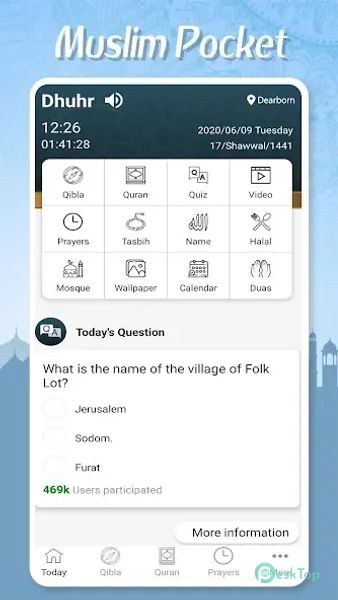 Muslim Pocket - Prayer Times 2.1.1 APK MOD Tam Ücretsiz İndir