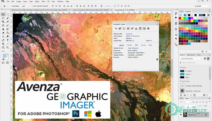 Avenza Geographic Imager 6.6.1 for Photoshop Tam Sürüm Aktif Edilmiş Ücretsiz İndir