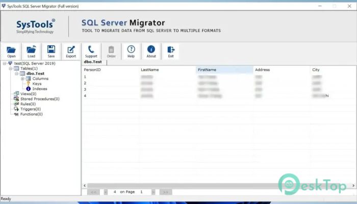 Descargar SysTools SQL Server Migrator 5.0 Completo Activado Gratis