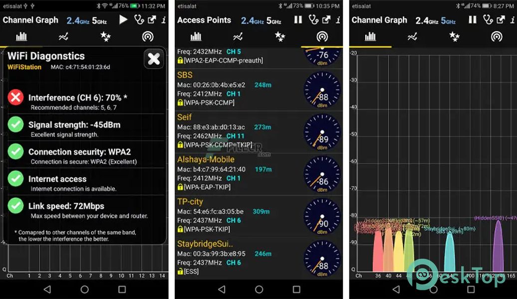 WiFi Analyzer Premium 6.1 APK MOD Полная бесплатная загрузка