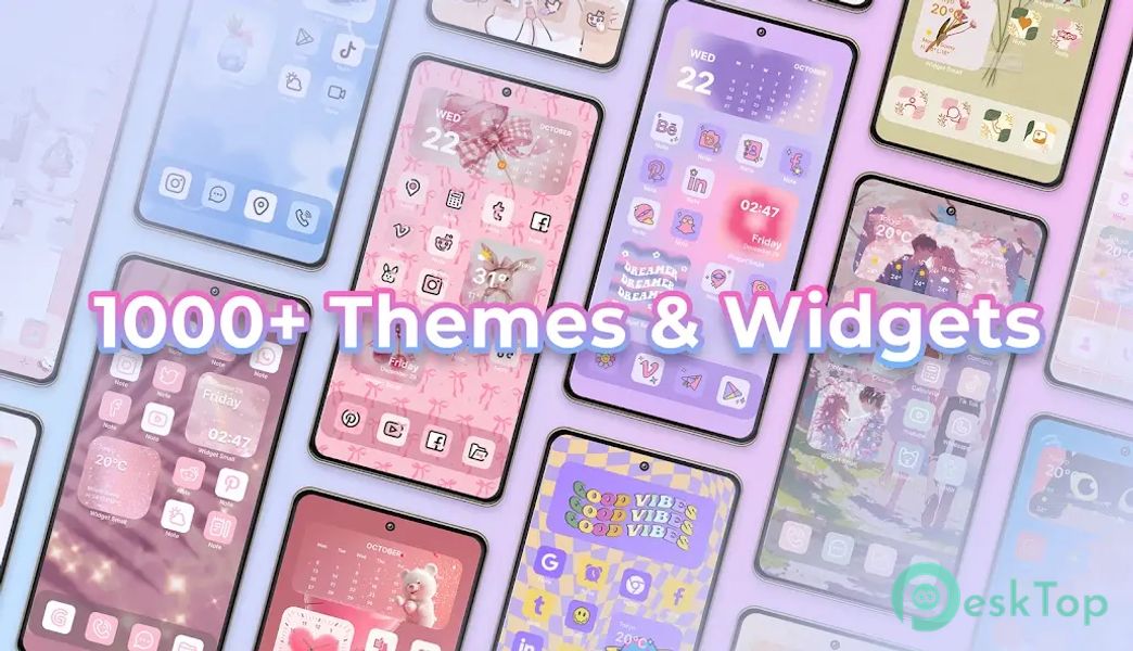 Themes: Widgets & Icon Changer 1.4.5 APK MOD フル無料ダウンロード