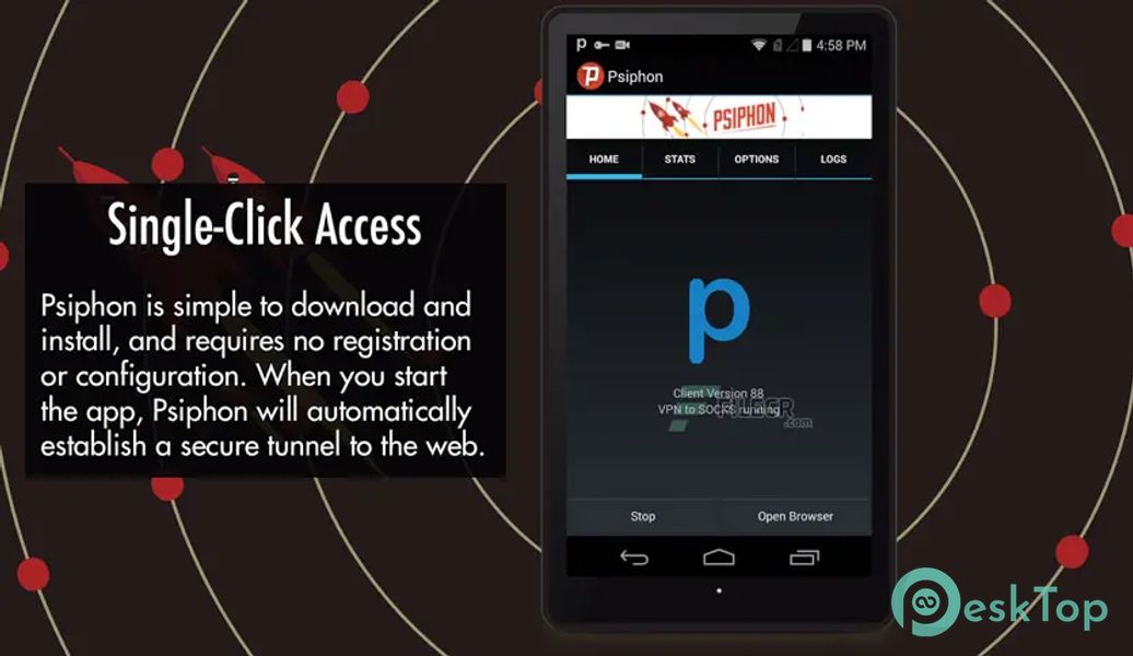 Psiphon Pro 416 APK MOD Tam Ücretsiz İndir