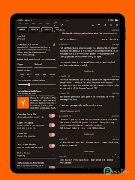 Hacki for Hacker News 2.6.2 APK MOD フル無料ダウンロード