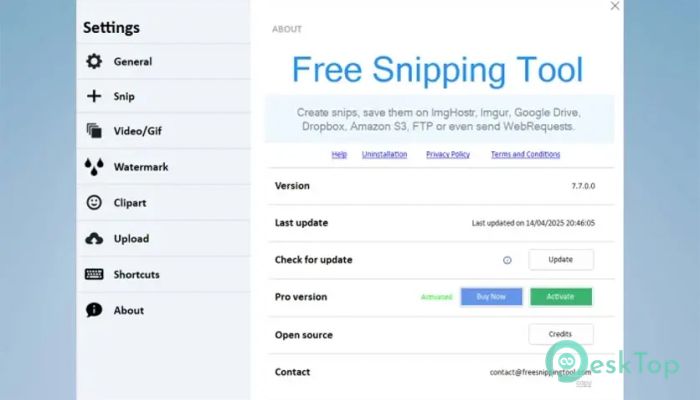 Free Snipping Tool Pro 7.7.0.0 Tam Sürüm Aktif Edilmiş Ücretsiz İndir