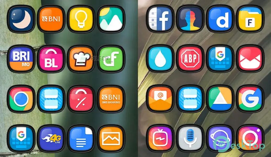 Minka Dark Squircle – Icon Pack
