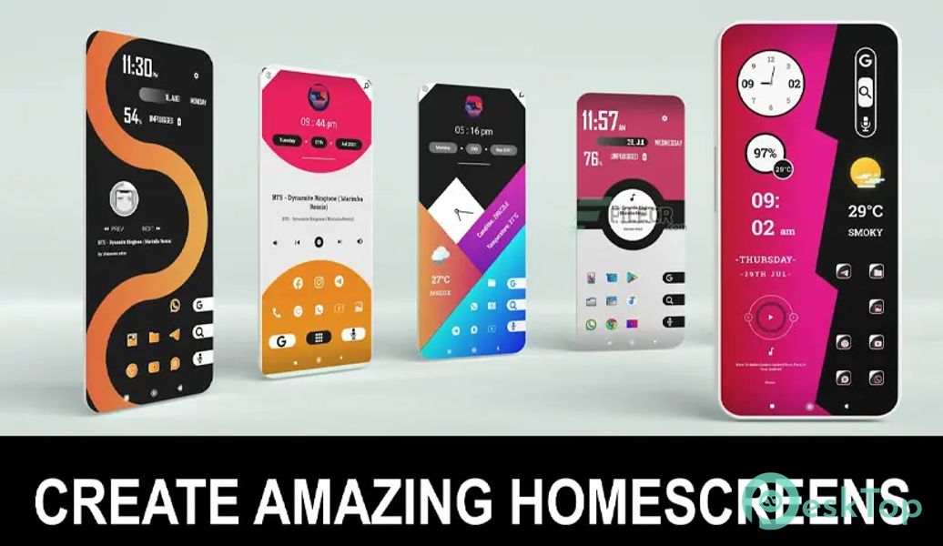 Monochrome Pro KWGT v5.1 APK MOD Tam Ücretsiz İndir
