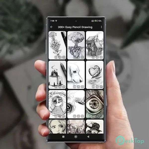 300+ Easy Pencil Drawing 1.5.37 APK MOD Полная бесплатная загрузка