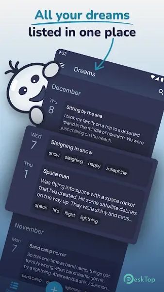 Dream Catcher: Lucid Journal 5.0.3 APK MOD Полная бесплатная загрузка