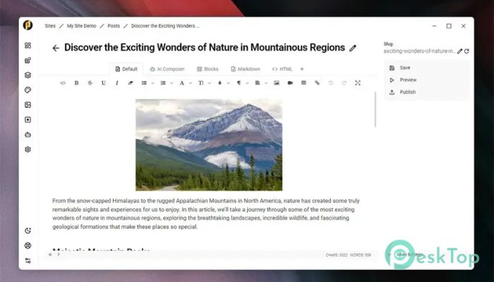 PRSS Site Creator 2.0.5 完全アクティベート版を無料でダウンロード