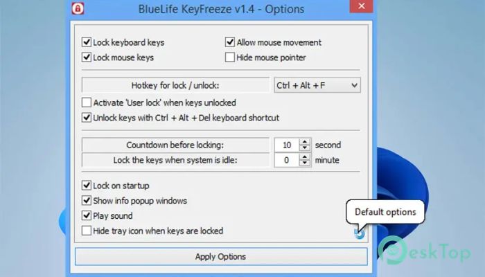 تحميل برنامج Sordum BlueLife KeyFreeze 1.4 برابط مباشر