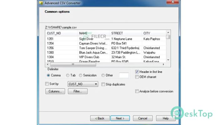  تحميل برنامج Advanced CSV Converter  7.41 برابط مباشر