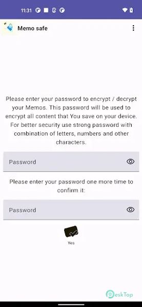 Memo Safe: Fast and safe notes 1.13 APK MOD フル無料ダウンロード