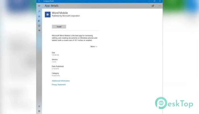 Скачать Microsoft Company Portal 1.0 полная версия активирована бесплатно