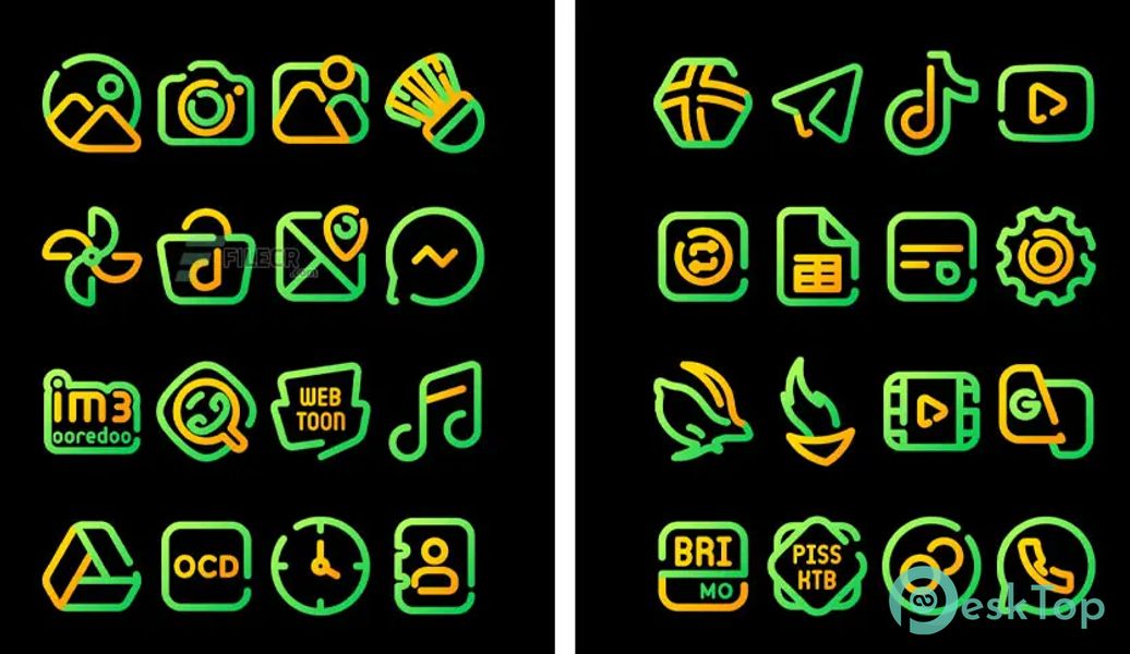 LineBula Sunflower – Icon Pack
