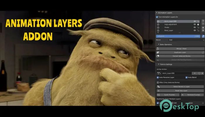 Blender Market - Animation Layers  2.2.6 Tam Sürüm Aktif Edilmiş Ücretsiz İndir