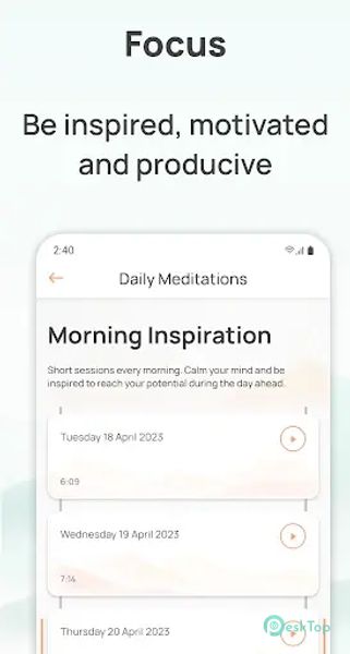 Serenity - Guided Meditation 5.11.1 APK MOD Полная бесплатная загрузка