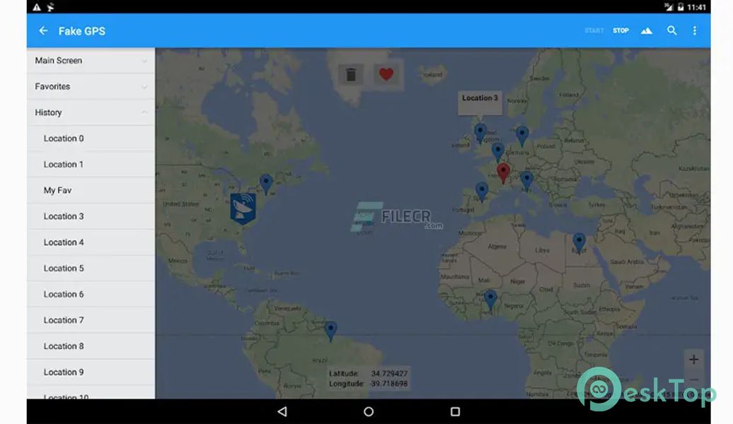 Fake GPS 5.5.4 APK MOD Tam Ücretsiz İndir