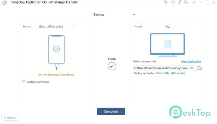 下载 FoneDog WhatsApp Transfer 1.0.0 免费完整激活版