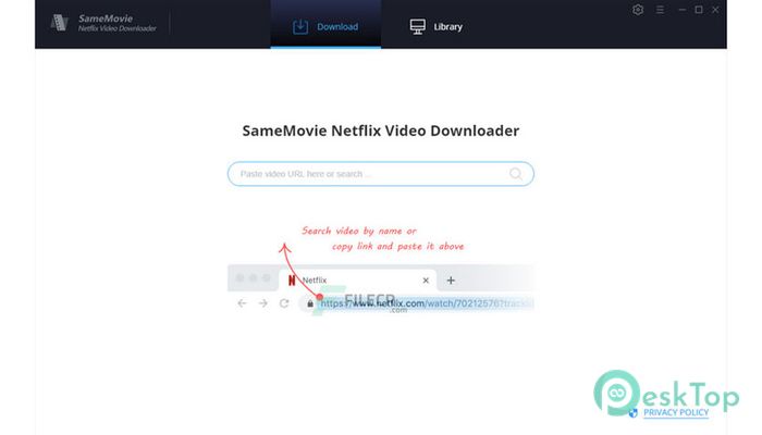 Télécharger SameMovie Netflix Video Downloader 1.2.7 Gratuitement Activé Complètement