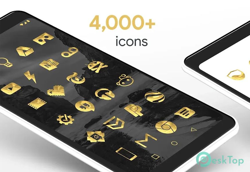 Gold Leaf Pro - Icon Pack 3.8.2 APK MOD Unlocked (Full) Free Download