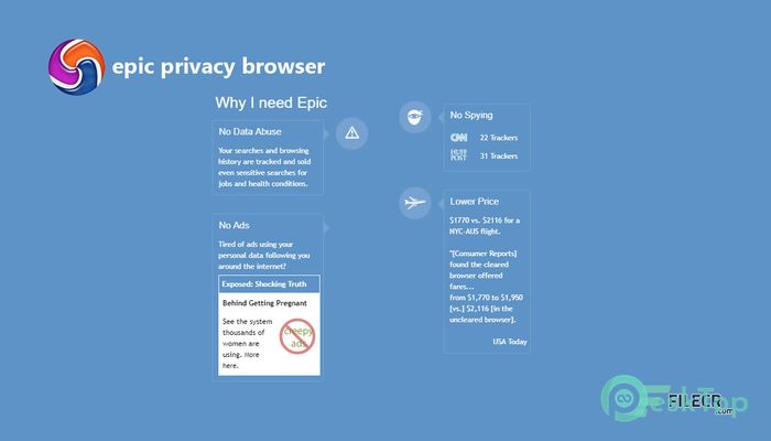 Скачать Epic Privacy Browser  полная версия активирована бесплатно