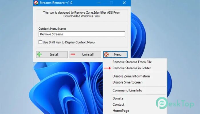 تحميل برنامج Sordum Streams Remover  1.0 برابط مباشر