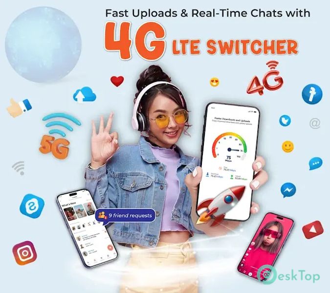 4G Only: Force 4G LTE Switcher 2.0.3 APK MOD Unlocked (Full) Free Download