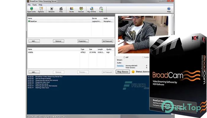  تحميل برنامج NCH BroadCam Pro 2.35 برابط مباشر