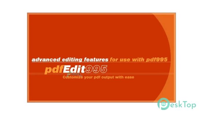  تحميل برنامج Pdf995 pdfEdit995  20.1 برابط مباشر