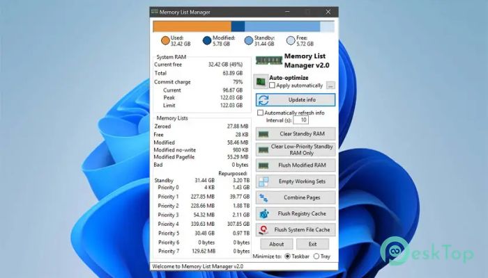 Скачать Memory List Manager 2.1.4 полная версия активирована бесплатно