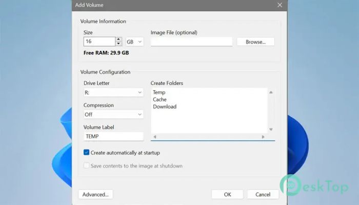 تحميل برنامج SoftPerfect RAM File System 26.8 برابط مباشر
