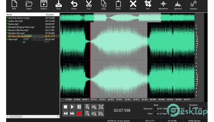 下载 Program4Pc Audio Editor 9.1 免费完整激活版