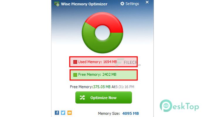 free Wise Memory Optimizer 4.1.9.122