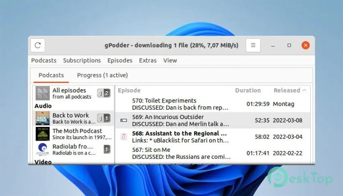 Descargar gPodder 3.11.5 Completo Activado Gratis