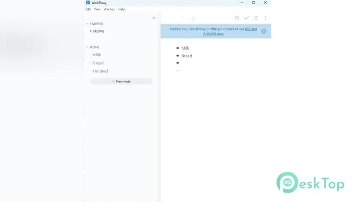 Descargar Workflowy 4.3.2509021557 Completo Activado Gratis